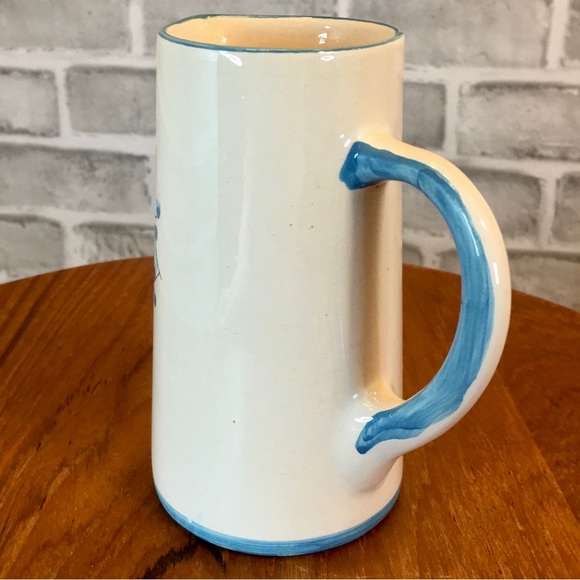 Vintage Handmade Mexican Ceramic Pitcher - Picture 6 of 13